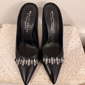 Black Embellished Women's Shoes